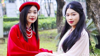 Về quê Đại thi hào, hóa thân làm Thúy Kiều, Kim Trọng...
