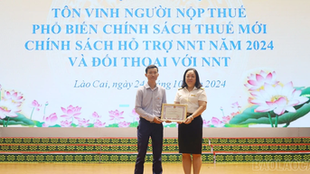 Cục Thuế tỉnh tôn vinh và đối thoại với người nộp thuế