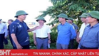 Thứ trưởng Bộ GTVT Lê Đình Thọ: Hà Tĩnh rất nỗ lực trong GPMB, đảm bảo nguồn vật liệu thi công cao tốc Bắc