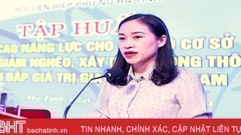 Nâng cao năng lực công tác cho cán bộ hội phụ nữ cơ sở