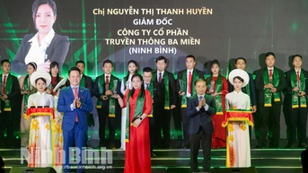 Ninh Bình có 1 doanh nghiệp được vinh danh "Doanh nhân trẻ khởi nghiệp xuất sắc" năm 2024