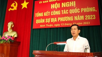 UBND tỉnh: Tổng kết công tác quốc phòng, quân sự địa phương năm 2023