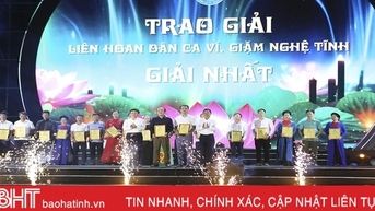 Hà Tĩnh giành giải cao tại Festival Dân ca ví, giặm Nghệ Tĩnh năm 2023