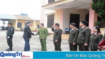 Bí thư Tỉnh ủy Nguyễn Long Hải thăm, chúc Tết cán bộ, chiến sĩ Phòng Cảnh sát Cơ động Công an tỉnh