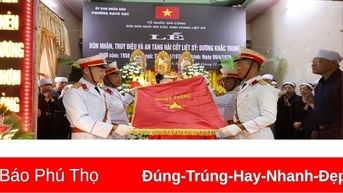 Liệt sĩ Dương Khắc Trung được an táng tại nghĩa trang quê nhà