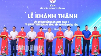 Lễ khánh thành Dự án đường dây 500 kV mạch 3