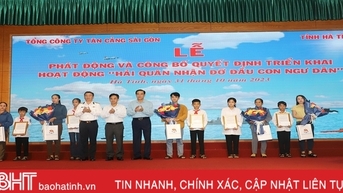 សាជីវកម្ម Saigon Newport ឧបត្ថម្ភកូនអ្នកនេសាទ Ha Tinh