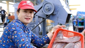 Ngư dân miền Trung bội thu chuyến biển cuối năm