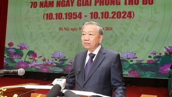 Diễn văn của Tổng Bí thư, Chủ tịch nước Tô Lâm tại Lễ kỷ niệm 70 năm ngày Giải phóng Thủ đô