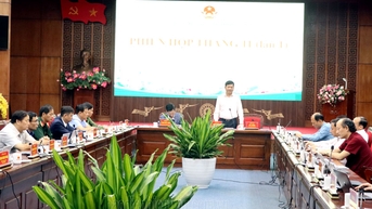 UBND tỉnh thông qua 12 nội dung thảo luận