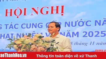 Công ty TNHH MTV Sông Chu tổng kết công tác cung cấp nước năm 2024, triển khai nhiệm vụ năm 2025