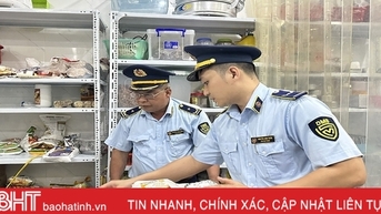Đội quản lý thị trường trung tâm Hà Tĩnh xử lý 72 vụ vi phạm về an toàn thực phẩm