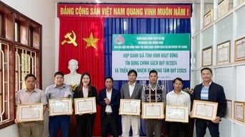 Tổng dư nợ tín dụng chính sách hơn 280 tỷ đồng