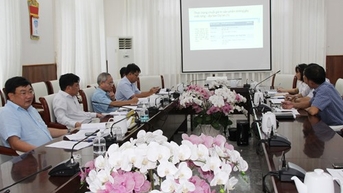 UBND tỉnh họp nghe tiến độ lập báo cáo nghiên cứu khả thi Dự án RECAF tỉnh Ninh Thuận