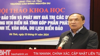 Làm rõ giá trị, bảo tồn và phát huy di sản văn hóa biển Hà Tĩnh