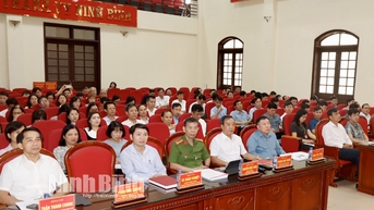 Thành ủy Ninh Bình quán triệt triển khai các văn bản của Trung ương và của tỉnh