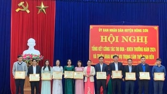 Nông Sơn khen thưởng nhiều tập thể, cá nhân trong phong trào thi đua yêu nước