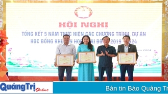 Hơn 78,4 tỉ đồng thực hiện các chương trình, dự án học bổng khuyến học trên địa bàn tỉnh Quảng Trị giai đoạn 2019