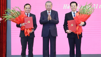 Đồng chí Trần Lưu Quang giữ chức Trưởng Ban Kinh tế Trung ương, đồng chí Mai Văn Chính giữ chức Trưởng Ban Dân vận Trung ương