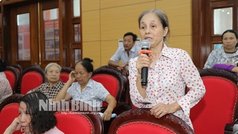 Đối thoại chính sách với hộ nghèo cận nghèo huyện Gia Viễn