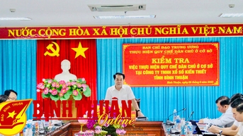 Thực hiện quy chế dân chủ ngày càng nề nếp, thực chất