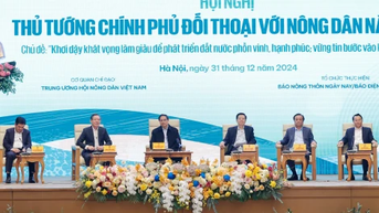 Thủ tướng Chính phủ Phạm Minh Chính đối thoại với nông dân năm 2024
