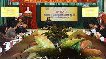 សន្និសីទ​សារព័ត៌មាន​ដើម្បី​ប្រកាស​ស្ថិតិ​សេដ្ឋកិច្ច​សង្គម​សម្រាប់​ឆ្នាំ​២០២៣