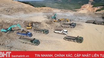 Hà Tĩnh chấp thuận 11 mỏ vật liệu phục vụ thi công dự án cao tốc Bắc