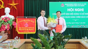 សេចក្តីប្រកាសសេចក្តីសម្រេចតែងតាំងប្រធានសាខាធនាគារគោលនយោបាយសង្គមខេត្ត