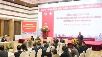 Tổng Bí thư Tô Lâm: Đội ngũ trí thức, nhà khoa học tạo bứt phá mạnh mẽ cho mục tiêu phát triển nhanh, bền vững đất nước