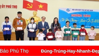 Hội LHPN Việt Nam thăm, tặng quà “Tết yêu thương” tại Phú Thọ