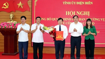 Đồng chí Bùi Hải Bình giữ chức Bí thư Thị ủy Mường Lay