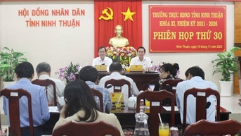 Thường trực HĐND tỉnh tổ chức họp phiên thứ 30