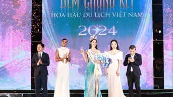 Người đẹp Hải Dương Phạm Thị Ngọc Quỳnh đăng quang Hoa hậu du lịch Việt Nam 2024