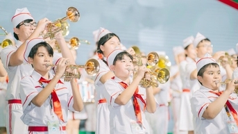 Tiếng kèn Đội kết nối niềm vui