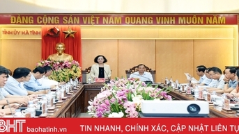 Nỗ lực thực hiện tốt nhất các mục tiêu, nhiệm vụ Nghị quyết Đại hội Đảng bộ Hà Tĩnh đã đề ra