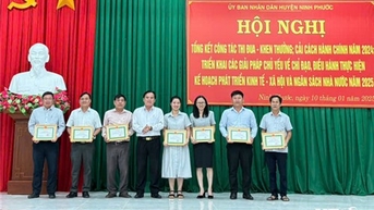 Ninh Phước: Tổng kết công tác thi đua, khen thưởng năm 2024