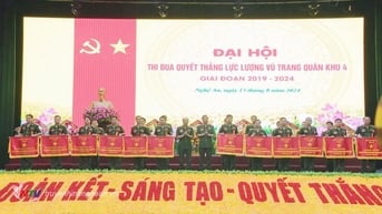 Đại hội Thi đua Quyết thắng LLVT Quân khu IV giai đoạn 2019 - 2024