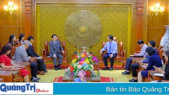 Phó Chủ tịch UBND tỉnh Hoàng Nam tiếp Hội Hòa bình và Hữu nghị Hiroshima-Việt Nam