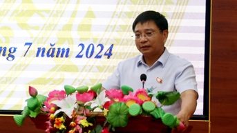 Đoàn ĐBQH tỉnh tiếp xúc cử tri huyện Điện Biên Đông sau Kỳ họp thứ 7, Quốc hội Khóa XV