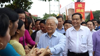 អនុវត្តនូវបំណងប្រាថ្នារបស់សមមិត្ត Nguyen Phu Trong រដ្ឋសភាបន្តលើកកំពស់គុណភាព និងប្រសិទ្ធភាពនៃប្រតិបត្តិការរបស់ខ្លួន ដើម្បីឆ្លើយតបនឹងតម្រូវការអភិវឌ្ឍន៍របស់ប្រទេស និងការរំពឹងទុករបស់ប្រជាជន។