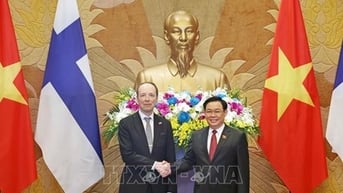 Chủ tịch Quốc hội Vương Đình Huệ đón, hội đàm với Chủ tịch Quốc hội Phần Lan