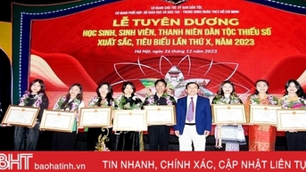 Cựu học sinh trường dân tộc nội trú Hà Tĩnh được tuyên dương xuất sắc toàn quốc