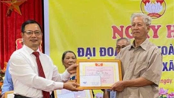Thôn An Liệt 2 (Thanh Hà) được chọn làm điểm Ngày hội Đại đoàn kết toàn dân