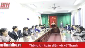 Đoàn công tác Sở Y tế tỉnh Hủa Phăn thăm và làm việc tại Thanh Hóa