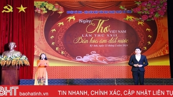 Hà Tĩnh tổ chức Ngày thơ Việt Nam lần thứ 22