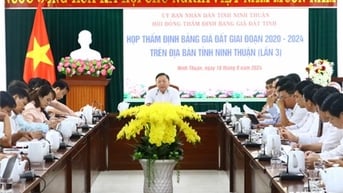 UBND tỉnh họp thẩm định Bảng giá đất giai đoạn 2020-2024 trên địa bàn tỉnh