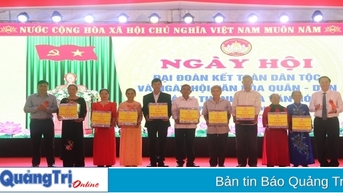 Khu dân cư Phú Thị Đông, thị trấn Hồ Xá, huyện Vĩnh Linh tổ chức “Ngày hội Đại đoàn kết toàn dân tộc”