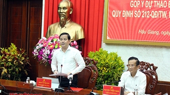 Góp ý dự thảo Đề án sửa đổi, bổ sung Quy định số 212 của Ban Bí thư