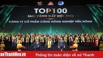 Tiến Nông được vinh danh trong top 100 Sao Vàng Đất Việt 2024